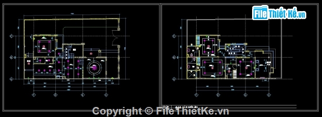 bản vẽ biệt thự hiện đại 3 tầng kích thước 8.1x16m,biệt thự hiện đại 3 tầng KT8.1x16 full kiến trúc,bản vẽ biệt thự hiện đại kích thước 8.1x16m,Biệt thự 3 tầng 8.1x16m